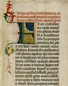 Page from the Gutenberg Bible