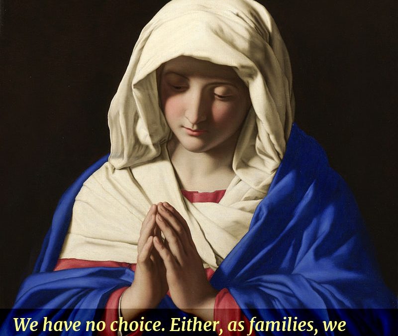 The Blessed Virgin and the Sanctification of the Family