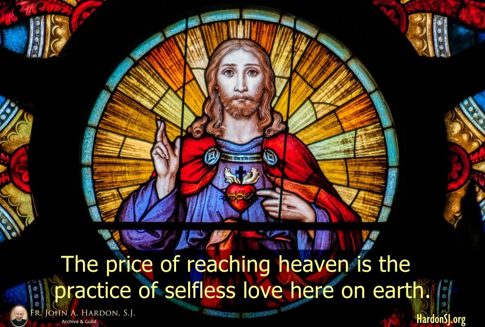 Sacred Heart: We serve Him only as faithfully as we serve Him lovingly