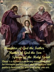 Diego Velázquez Coronation of the Virgin Prado Fr Hardon meme