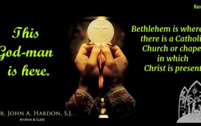 The Eucharist is Christmas carried forward