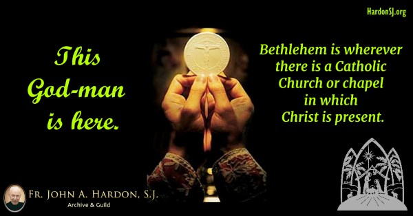 The Eucharist is Christmas carried forward