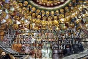 Communion of saints Baptistry Padua 2016, HardonSJ